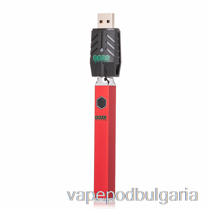 Vape Bulgaria Ooze Quad Flex Temp 500mah батерия червена